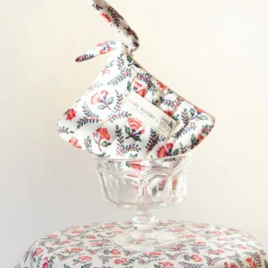 Porte-monnaie Flora Crème - MUSÉE DE LA TOILE DE JOUY X BINDI ATELIER