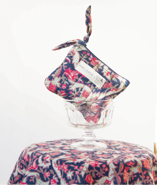 Porte-monnaie Forest Marine - MUSÉE DE LA TOILE DE JOUY X BINDI ATELIER – Image 2