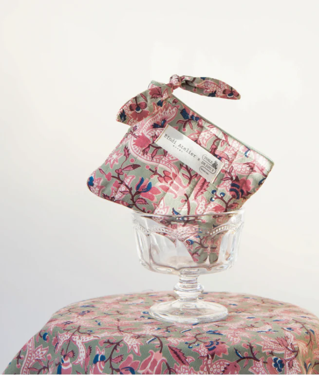 Porte-monnaie Forest Verde - MUSÉE DE LA TOILE DE JOUY X BINDI ATELIER