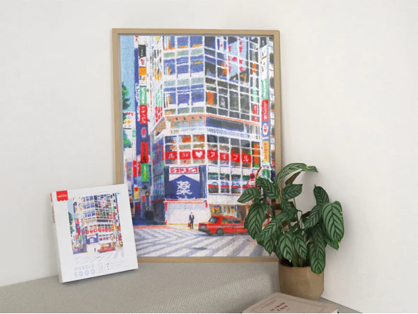 PUZZLE CENTRAL ROAD SHINJUKU PAR CLÉMENT THOBY - 1000 PIÈCES – Image 4