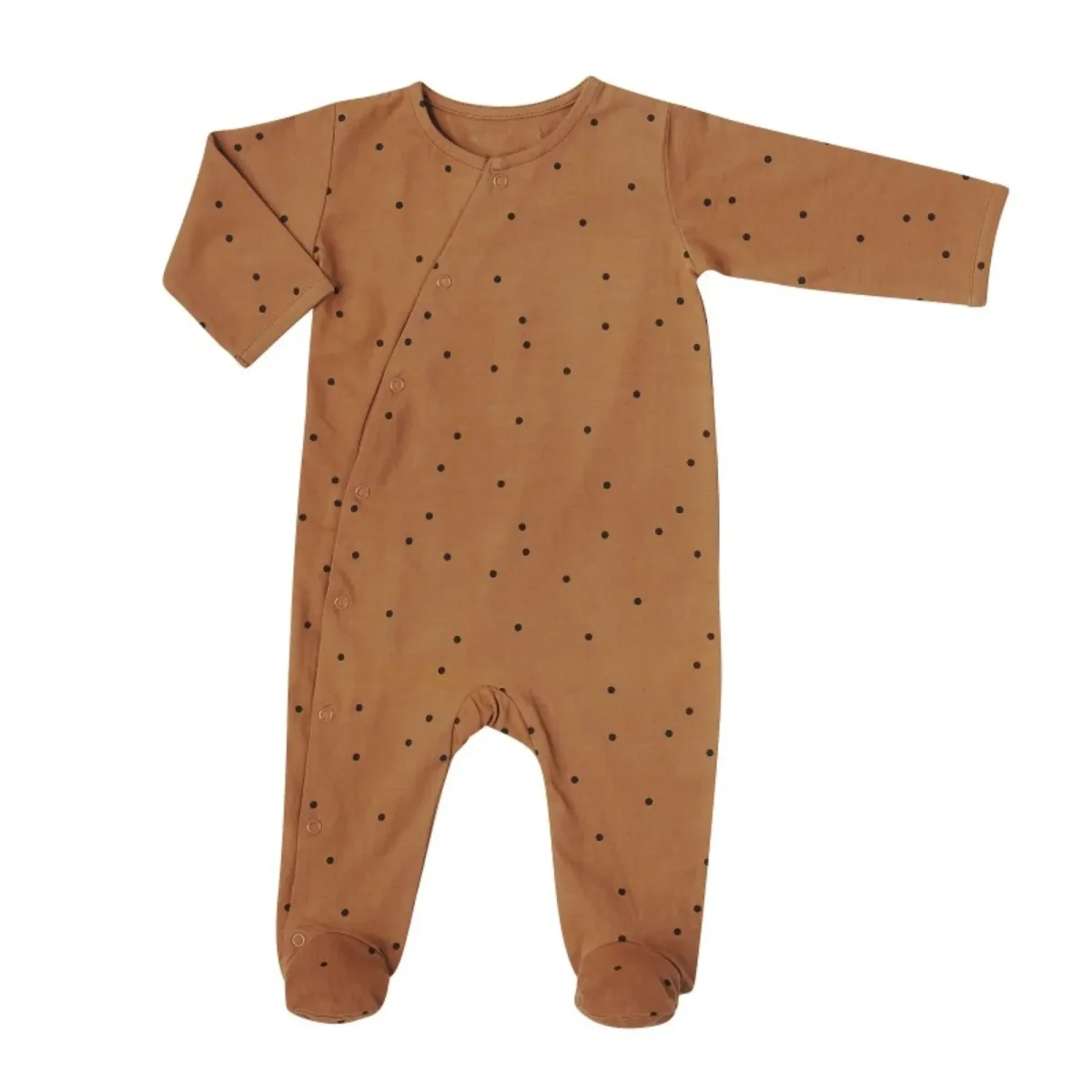 Pyjama bébé jersey - Dots nut – Image 3