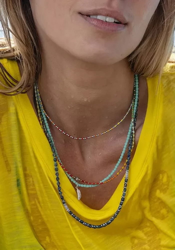 Ras De Cou Bliss Silver Rainbow – Image 4