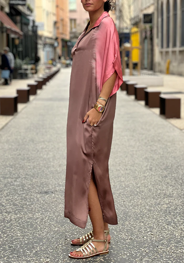 Robe Joy Placement Ombre Taupe – Image 3