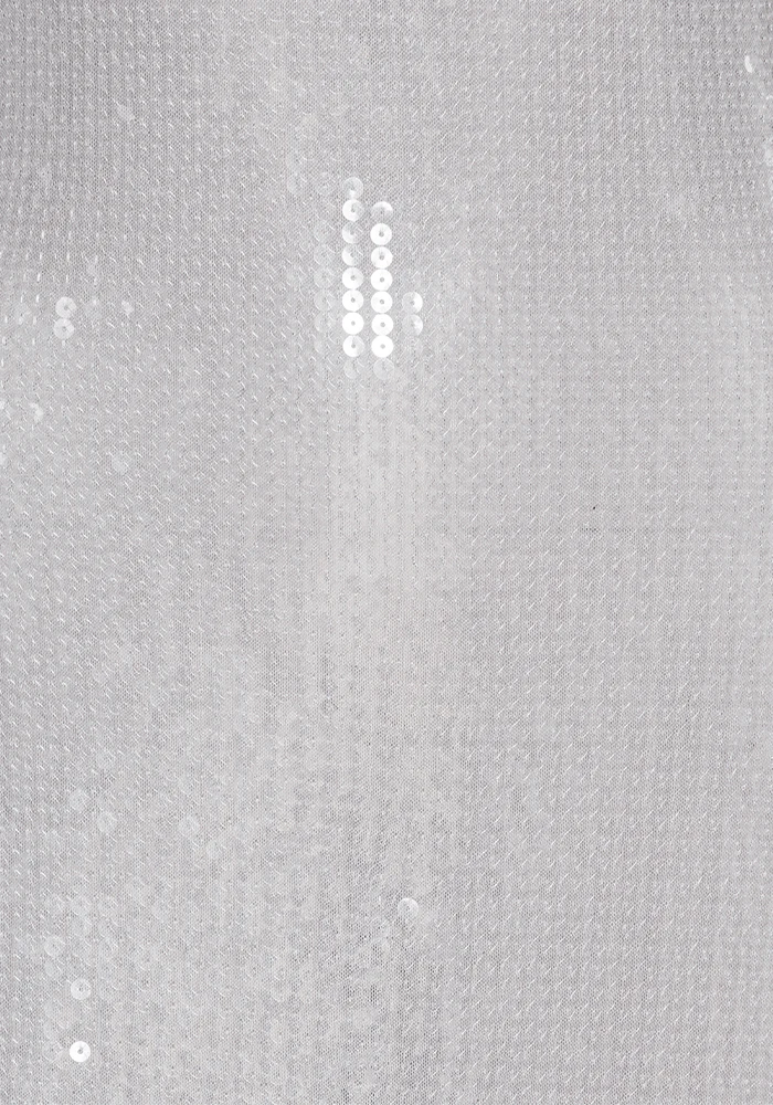 Robe Sequin Slit Sequins Gris Clair – Image 6