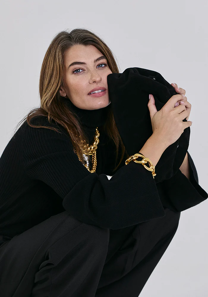 Sac Big Uniq Velvet Black – Image 4