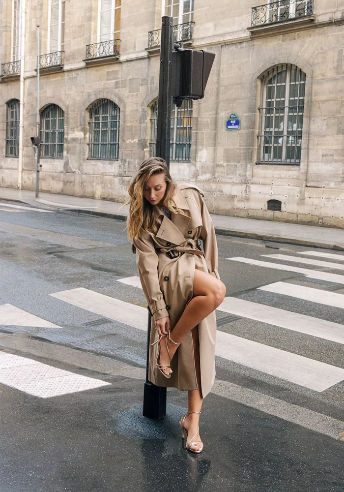 Sandales À Talons Cagliari Dorées – Image 4