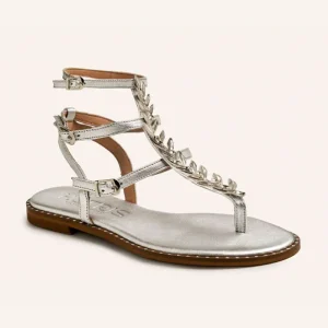 Sandales Elia 3 Brides Argentées