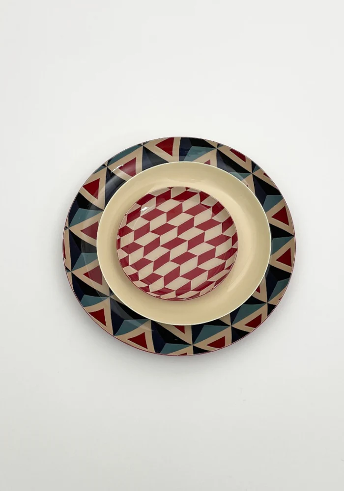 Set De 3 Plateaux Ronds Retro – Image 4