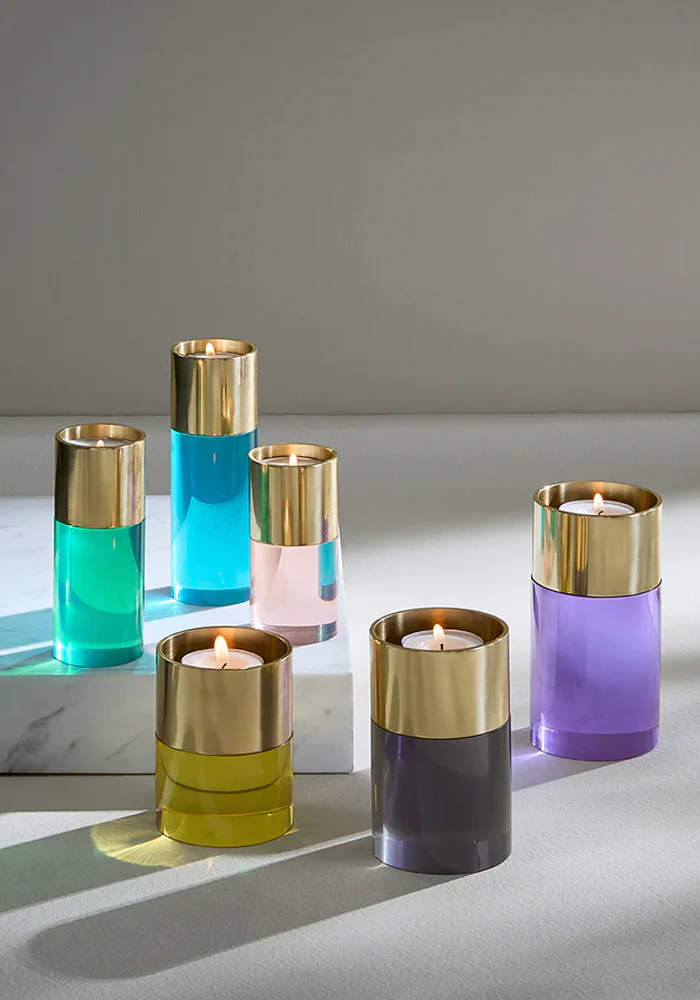 Set De 6 Bougeoirs Jacques Multicolores – Image 3