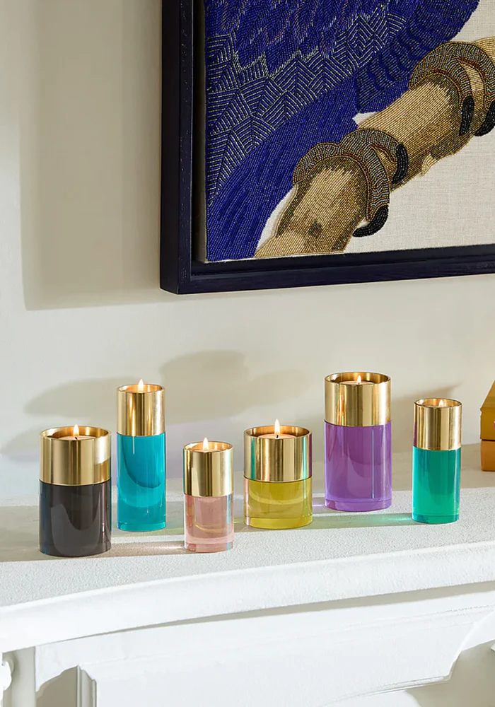 Set De 6 Bougeoirs Jacques Multicolores