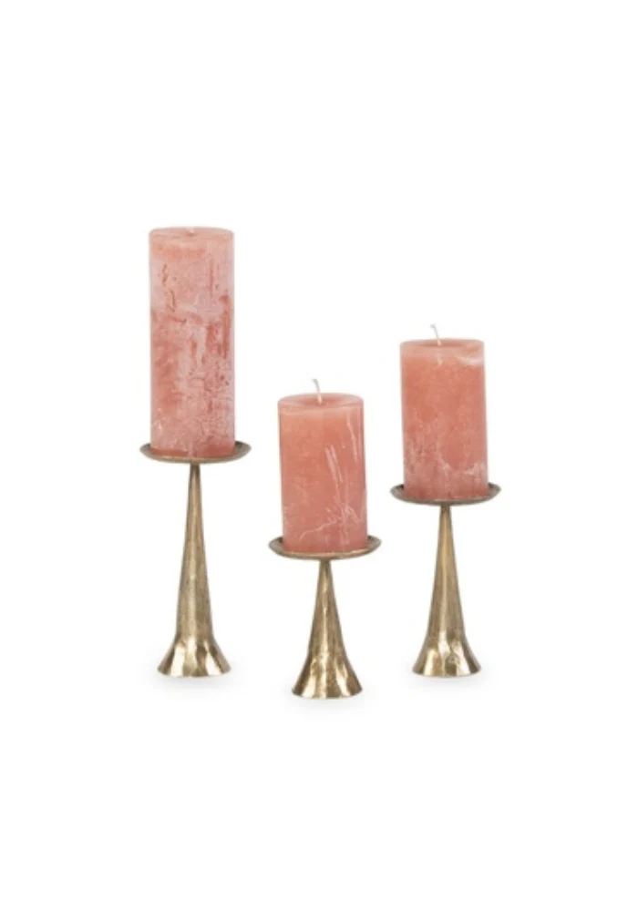 Set De 3 Bougeoirs En Laiton – Image 2