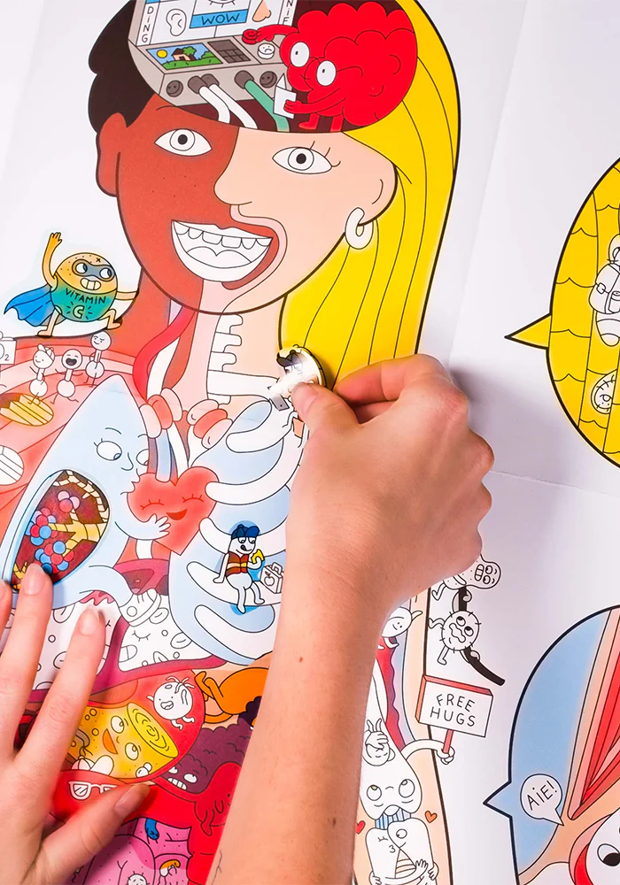 Poster Géant Cherche Et Trouve My Body – Image 3