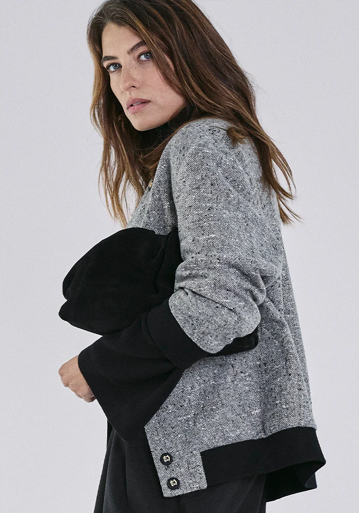 Sac Big Uniq Velvet Black – Image 3