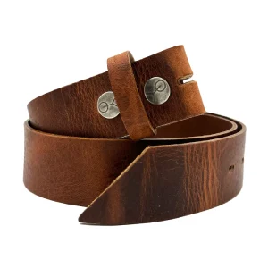 Tige De Ceinture Cuir Preto Havane