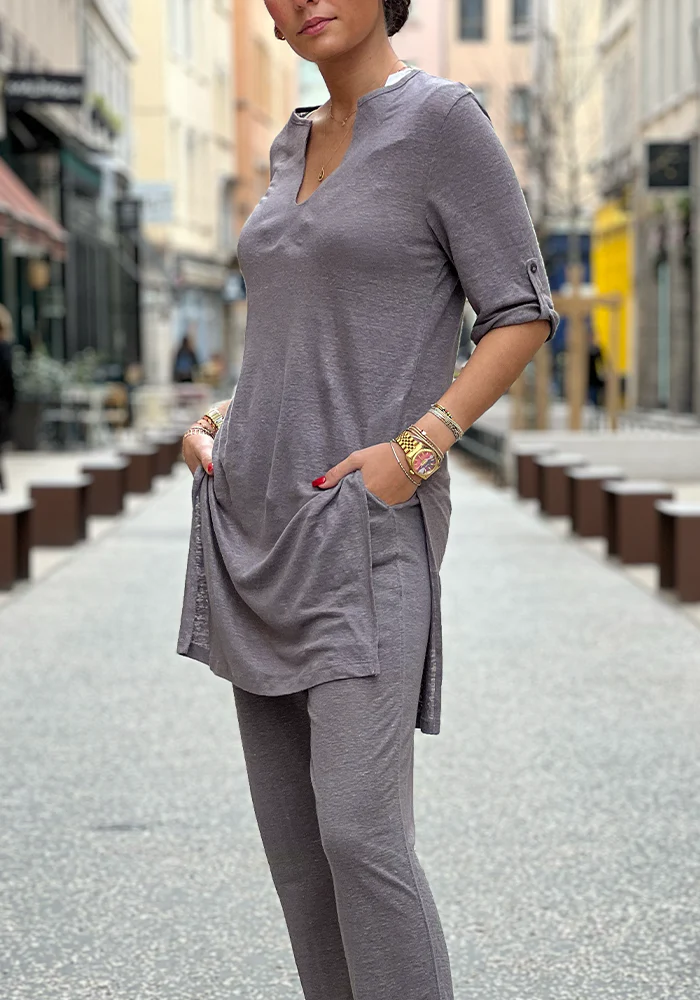 Tunique Alyssa Dark Grey – Image 4