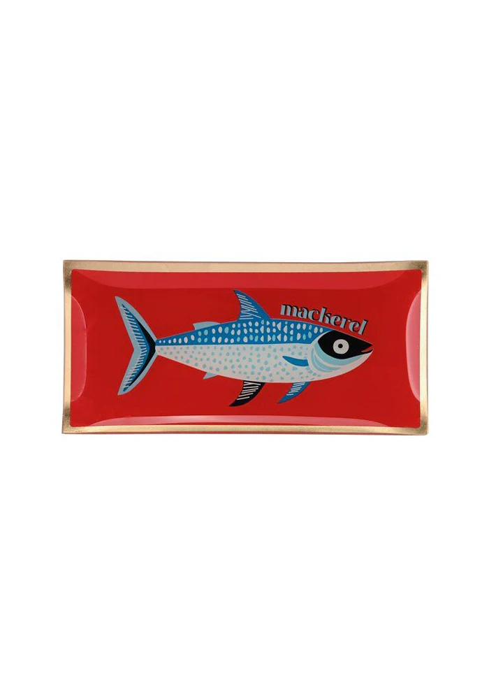 Vide Poche Rectangulaire Avec Poisson