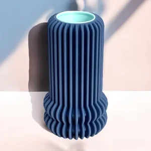 Vase Whimsy 100% Jean Blue